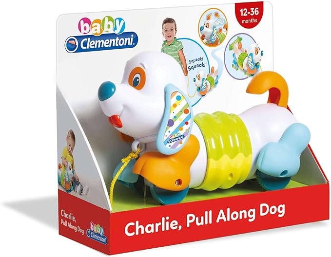 Buy Clementoni Baby Charlie Pull Along Dog | Yallatoys.com