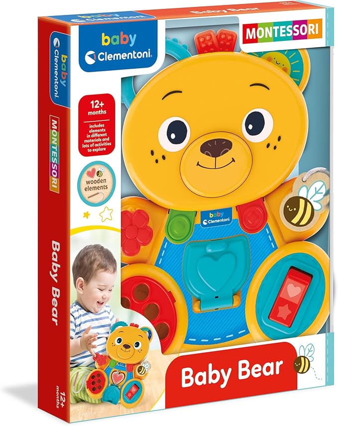 Buy Clementoni Montessori Baby Bear Busy Panel | Yallatoys.com