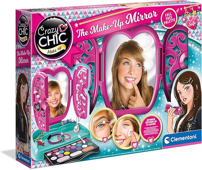 Buy Clementoni Crazy Chic Mirror Makeup Box | Yallatoys.com