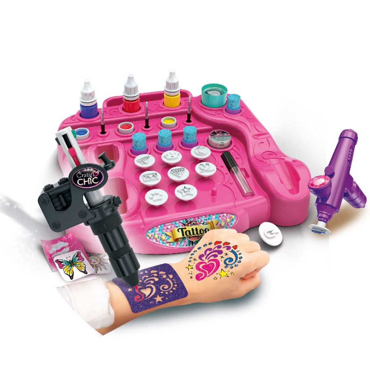 Buy Clementoni Crazy Chic Tattoo Studio | Yallatoys.com