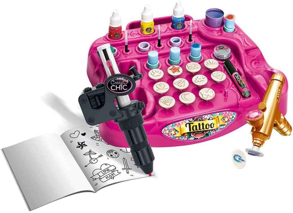 Buy Clementoni Crazy Chic Tattoo Studio | Yallatoys.com