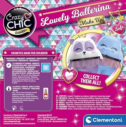 Buy Clementoni Crazy Chic Ballerina Make Up Box Set | Yallatoys.com