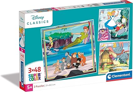 Buy Clementoni Puzzle Disney Classics 3x48pcs | Yallatoys.com