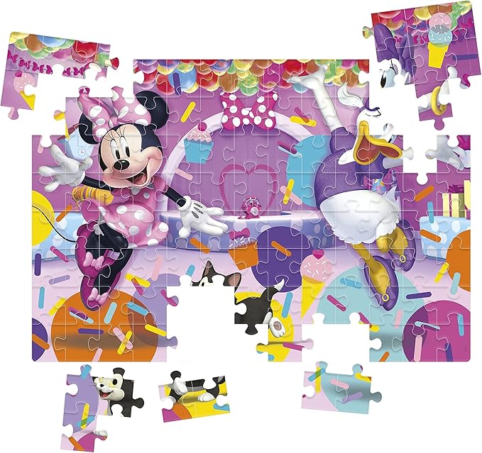 Buy Clementoni Minnie Party Time Puzzle 104pcs | Yallatoys.com