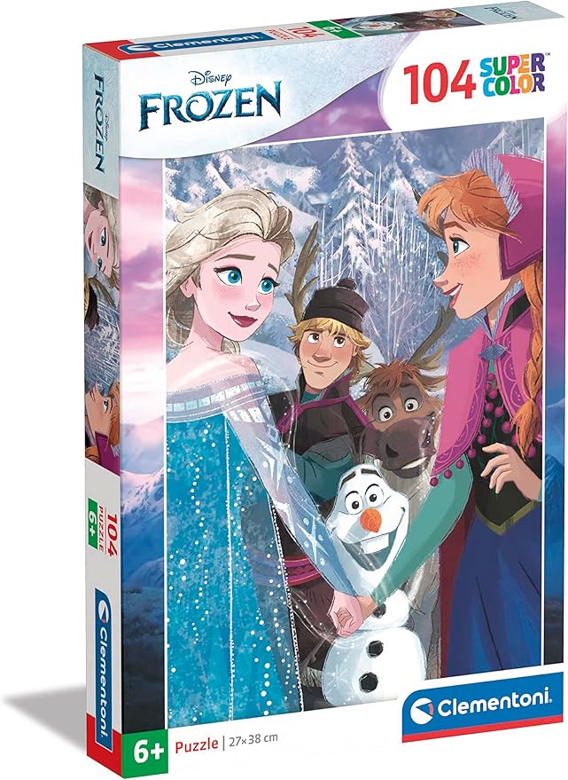 Buy Clementoni Disney Frozen Clasp Puzzle 104pcs | Yallatoys.com