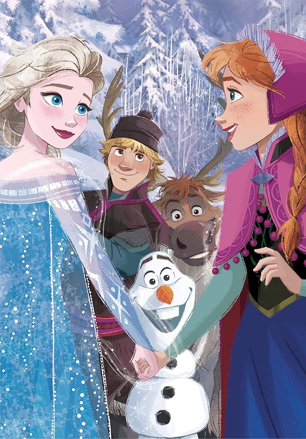 Buy Clementoni Disney Frozen Clasp Puzzle 104pcs | Yallatoys.com
