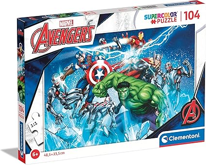 Buy Clementoni Supercolor Puzzle Marvel Avengers 104pcs | Yallatoys.com