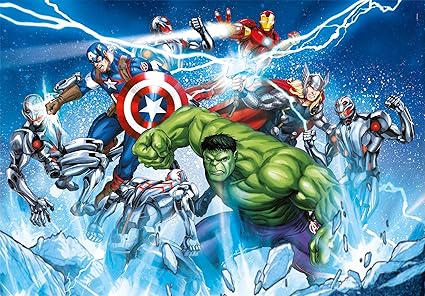 Buy Clementoni Supercolor Puzzle Marvel Avengers 104pcs | Yallatoys.com