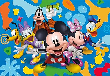 Buy Clementoni Supercolor Puzzle Disney Mickey And Friends 104pcs | Yallatoys.com