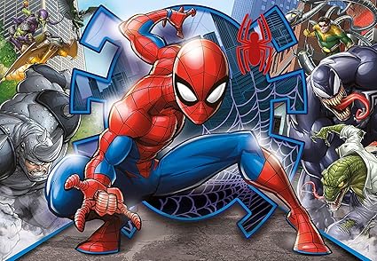Buy Clementoni Supercolor Puzzle Spider Man 104pcs | Yallatoys.com