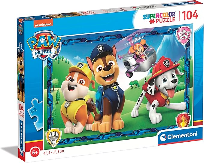 Buy Clementoni Supercolor Puzzle Paw Patrol 104pcs | Yallatoys.com