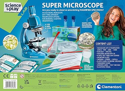 Buy Clementoni Super Microscope 1200x | Yallatoys.com
