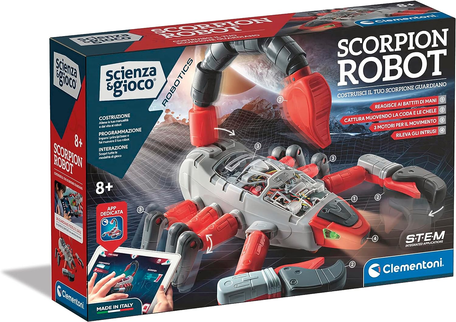 Buy Clementoni Science and Play Robotics Scorpion Robot | Yallatoys.com