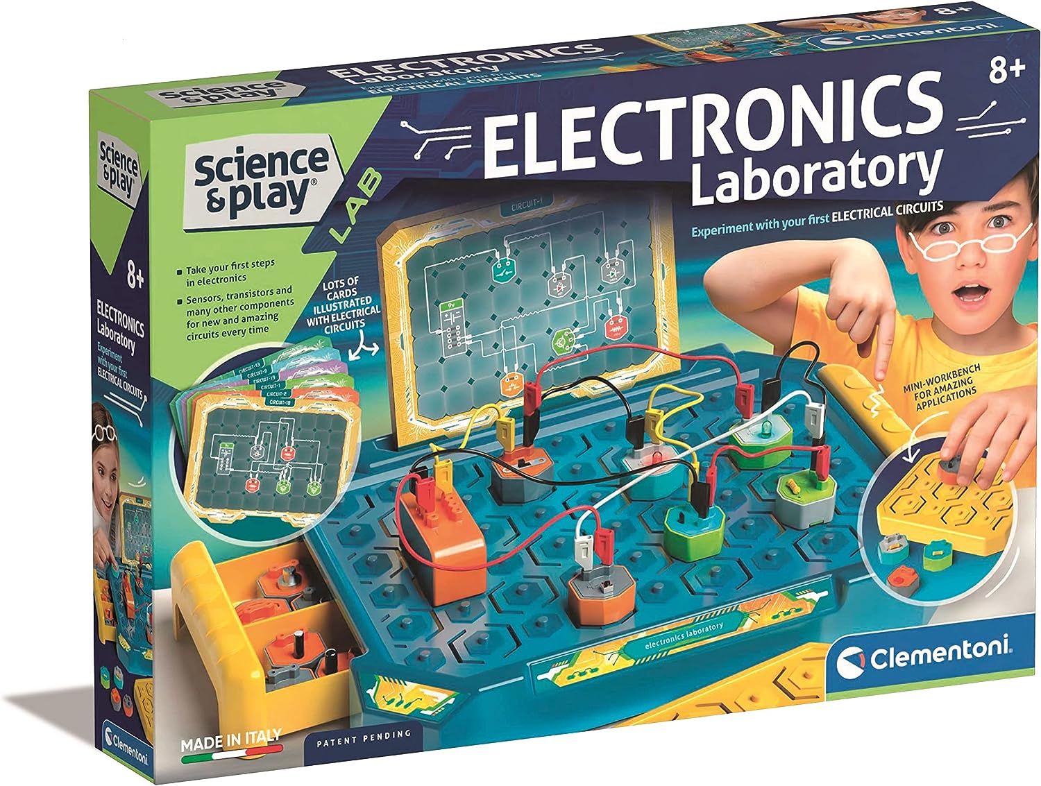 Buy Clementoni Science & Play Electronic Lab Educational Scientific Experiment Kit | Yallatoys.com