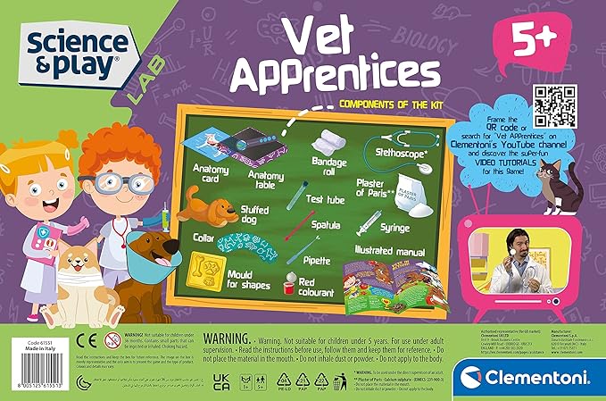 Buy Clementoni Vet Apprentices Experiment Kit | Yallatoys.com