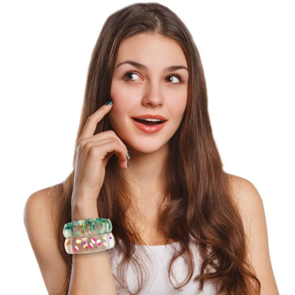clear Magic Bracelets Set with girl