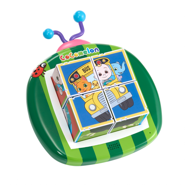 Buy Cocomelon Childrens Musical Clever Blocks with 6 Nursery Rhymes | Yallatoys.com