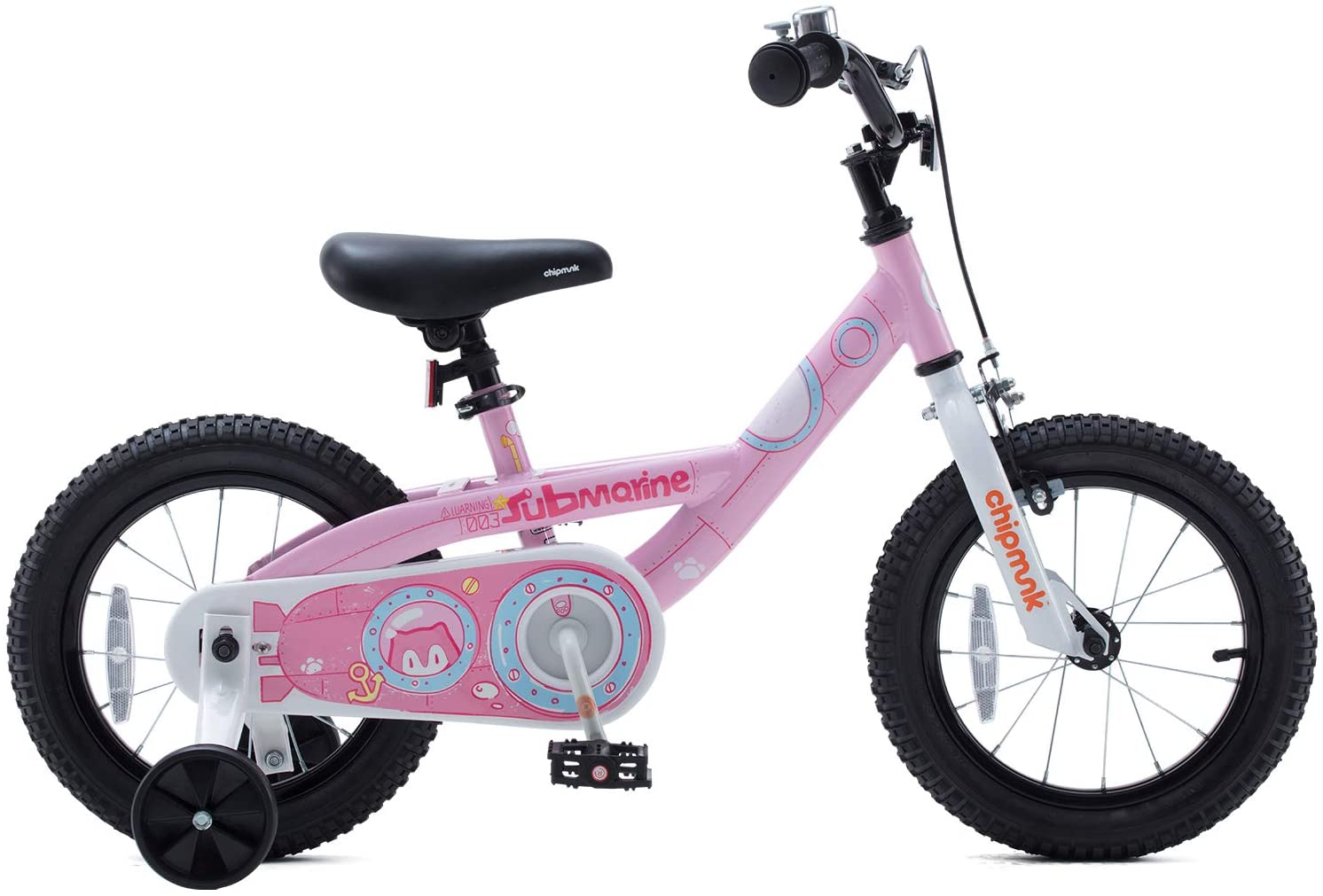 Buy CHIPMUNK SUBMARINE 14INCH CHILDREN BICYCLE pink | Yallatoys.com