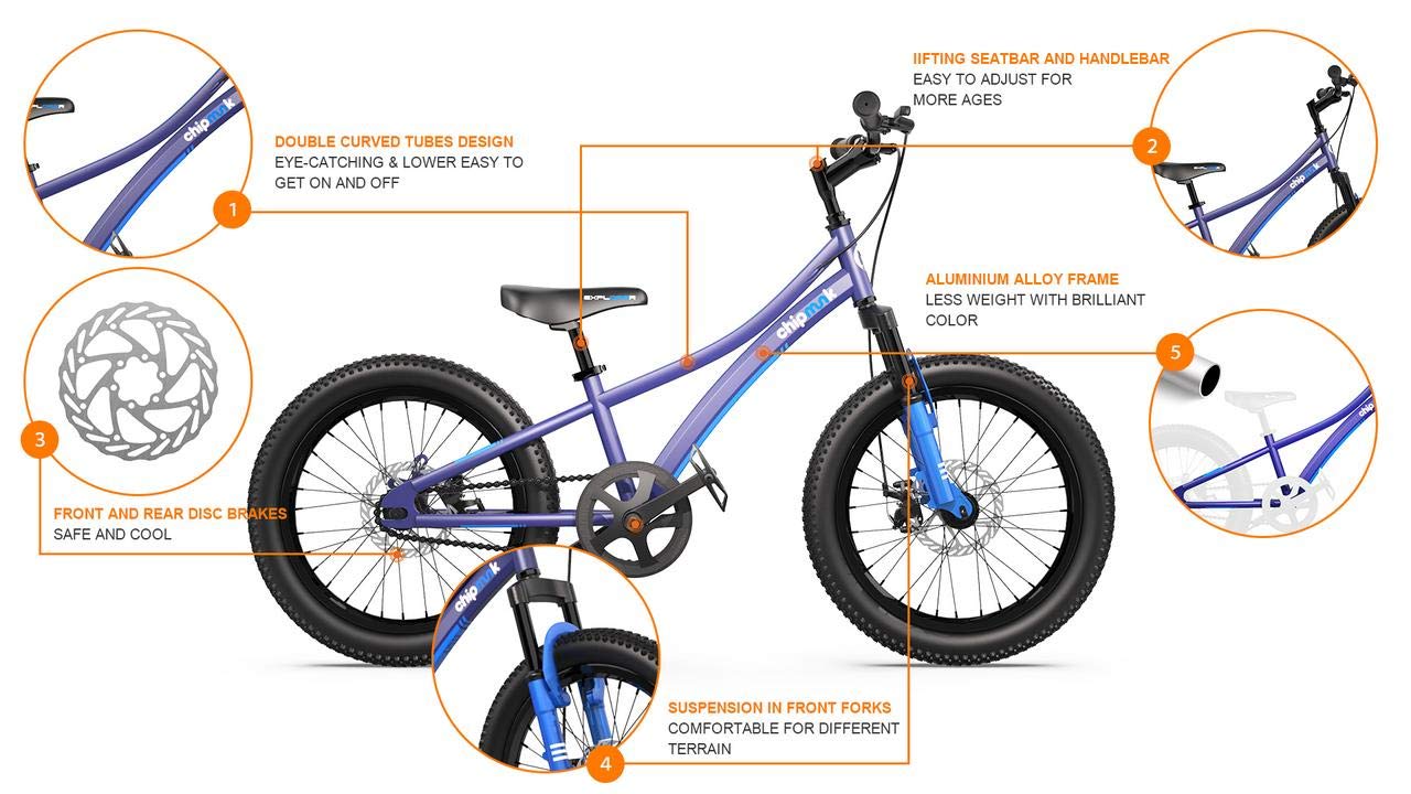 Buy Chipmunk bikes 20 Blue | Yallatoys.com
