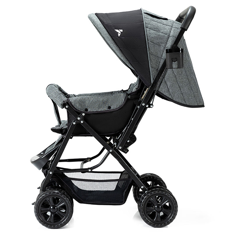 Teknum  Reversible Look At Me Stroller W/T Diaper Bag & Hooks & Changing Pad Grey Teknum Yallatoys