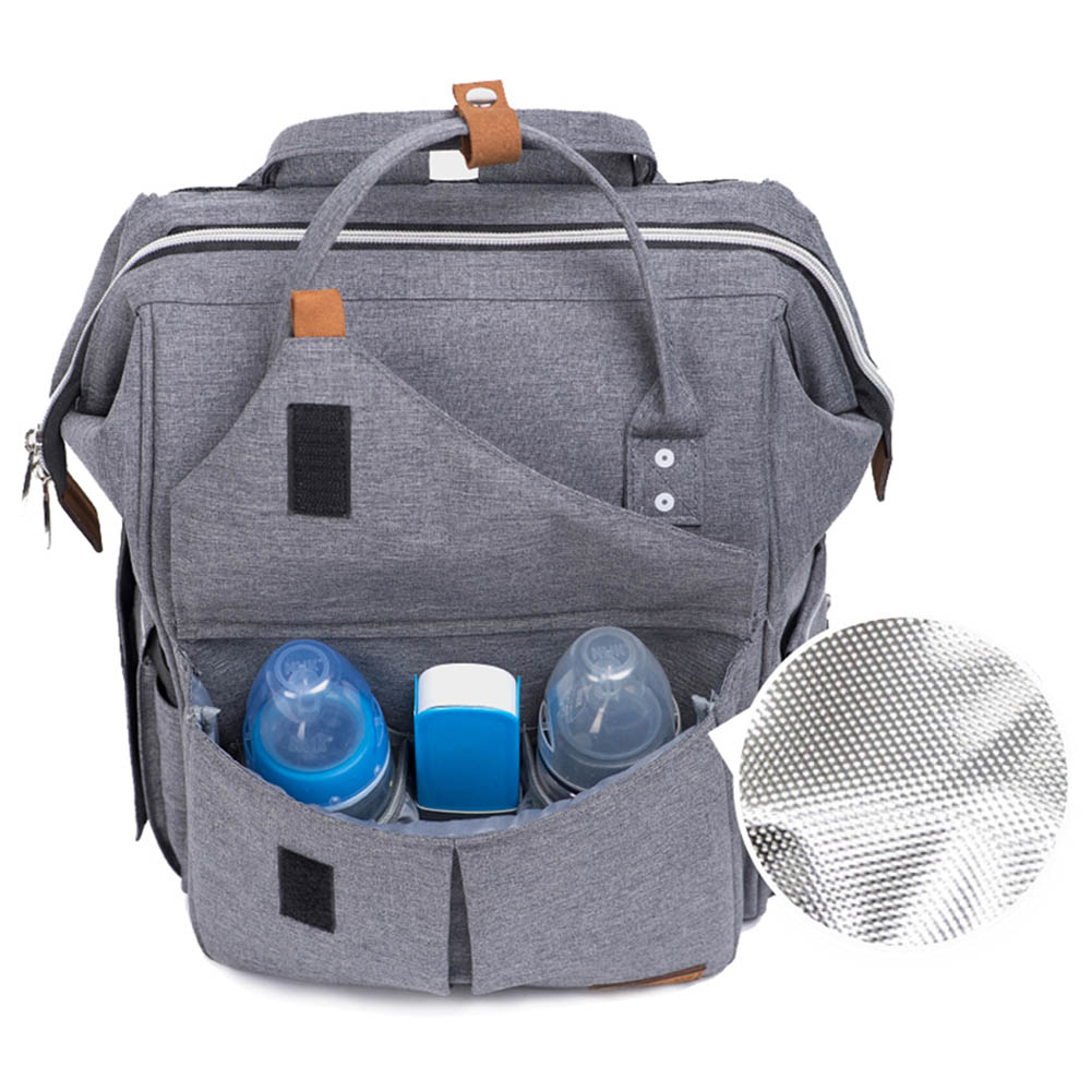 Teknum  Reversible Look At Me Stroller W/T Diaper Bag & Hooks & Changing Pad Grey Teknum Yallatoys