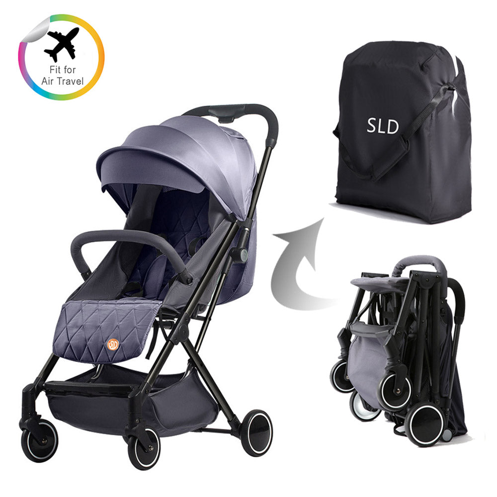 Teknum  Sld Stroller Manhattan Diaper Bag Bundle Grey Teknum Yallatoys
