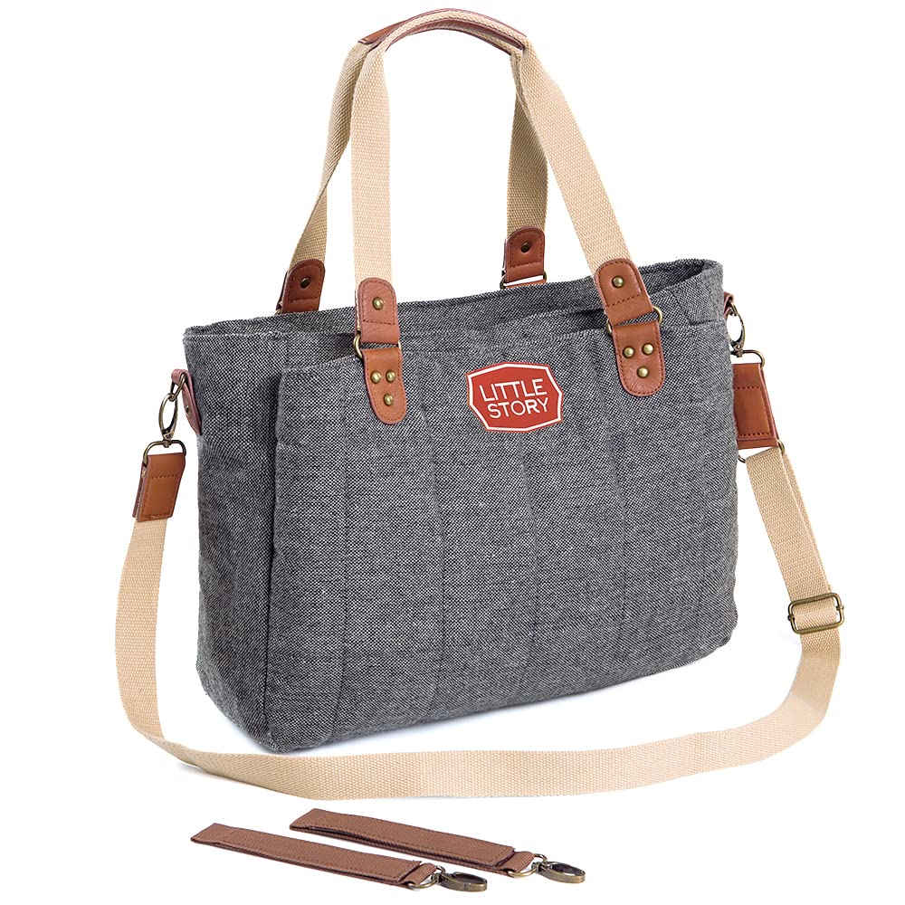 Teknum  Stroller Diaper Bag Combo Grey Teknum Yallatoys