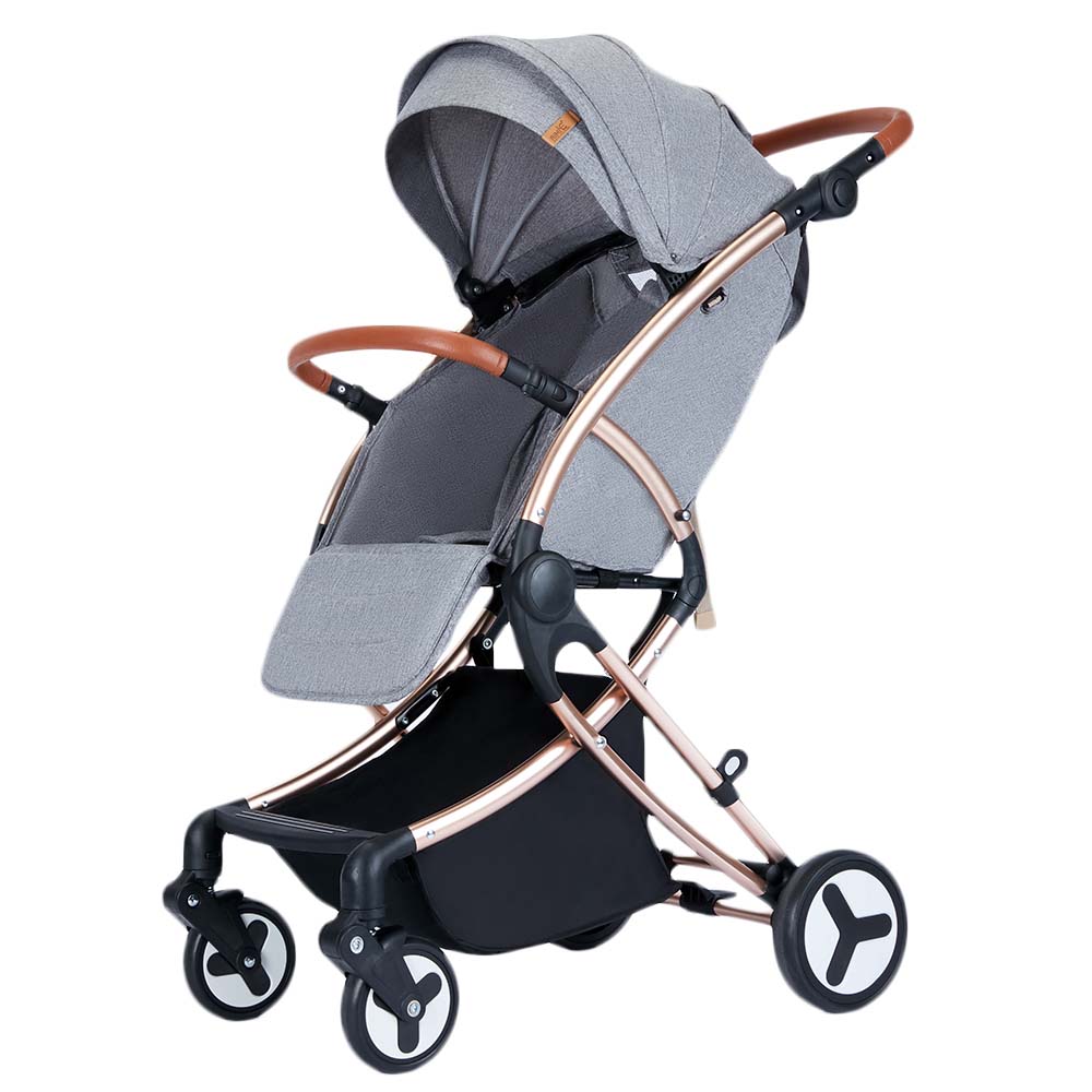 Buy Teknum  Feather Lite  A1 Story Grey + Sunveno Diaper Bag Black & Hooks | Yallatoys.com