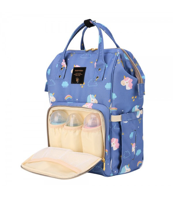 Teknum  Travel Lite Stroller Black And  Sunveno Unicorn Diaper Bag And Clutch Combo Teknum Yallatoys