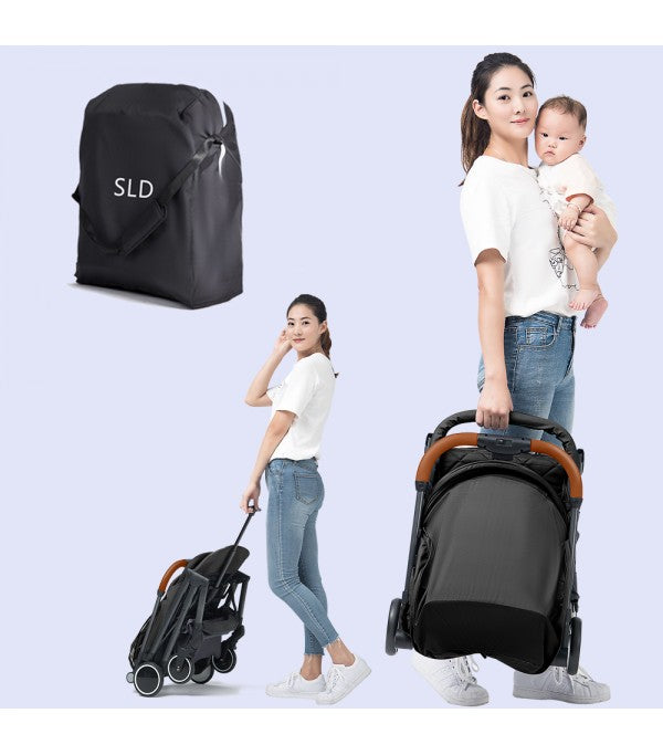 Teknum  Travel Lite Stroller Black And  Sunveno Unicorn Diaper Bag And Clutch Combo Teknum Yallatoys