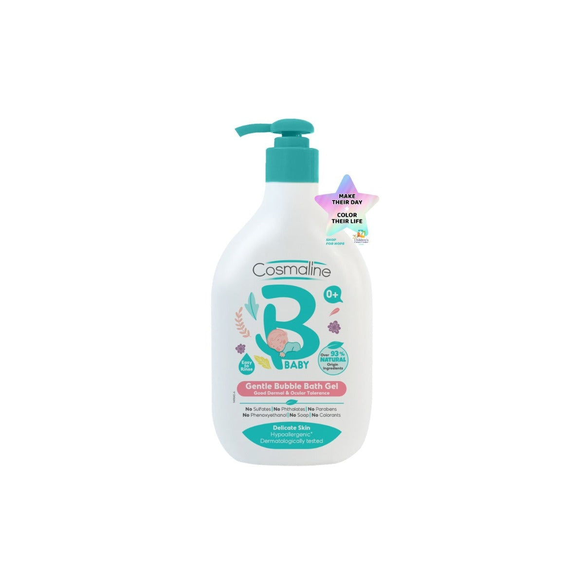 Cosmaline Baby Gentle Bubble Bath Gel 500ml Cosmaline Yallatoys