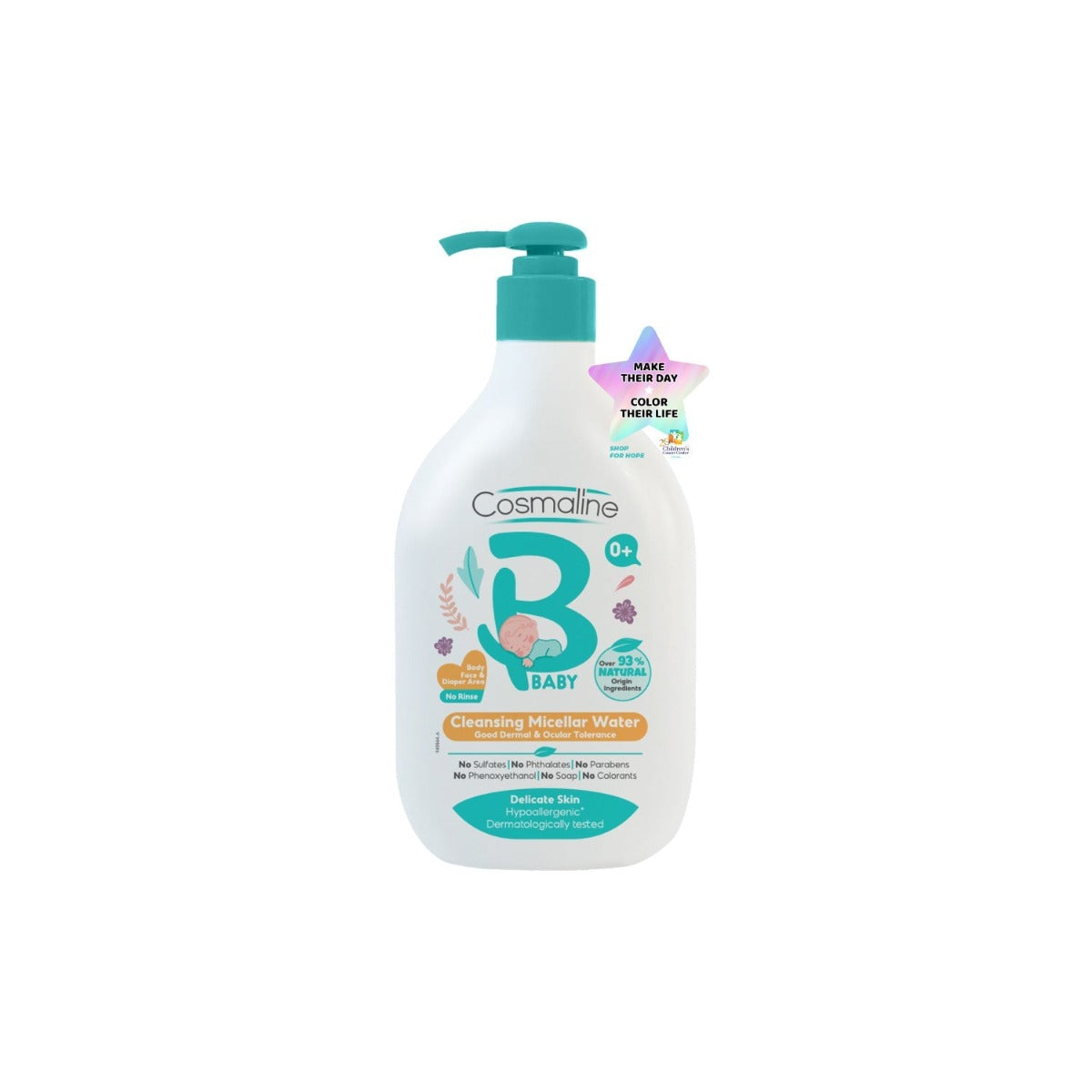 Cosmaline Baby Cleansing Micellar Water 500ml Cosmaline Yallatoys