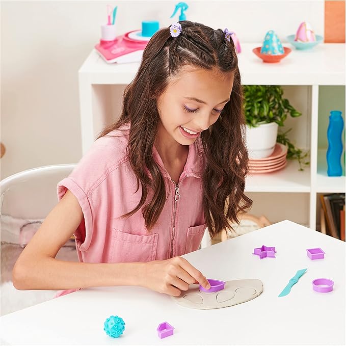 Buy Cool Maker Clay Your Way Pottery Craft Kit with 6 Air Dry Clay Discs | Yallatoys.com