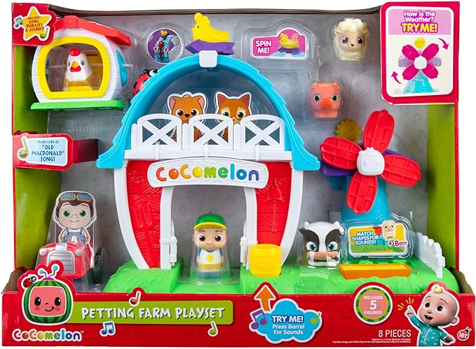 Buy Cocomelon Petting Farm Playset | Yallatoys.com