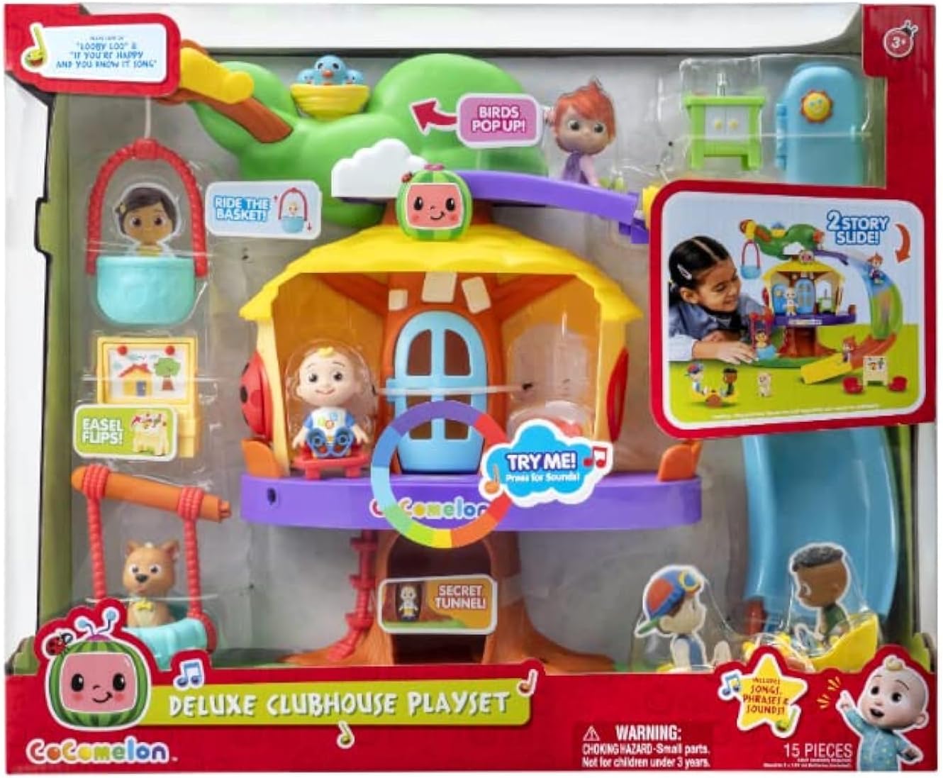 Buy Cocomelon Jj Deluxe Clubhouse Playset | Yallatoys.com
