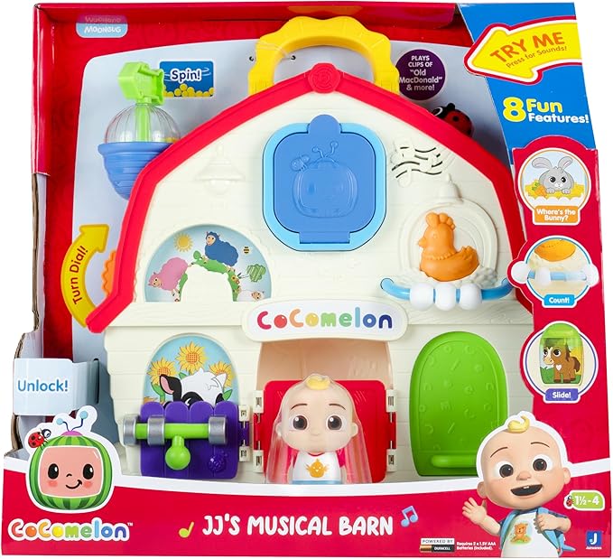 Buy Cocomelon Jjs Musical Barn Playset | Yallatoys.com