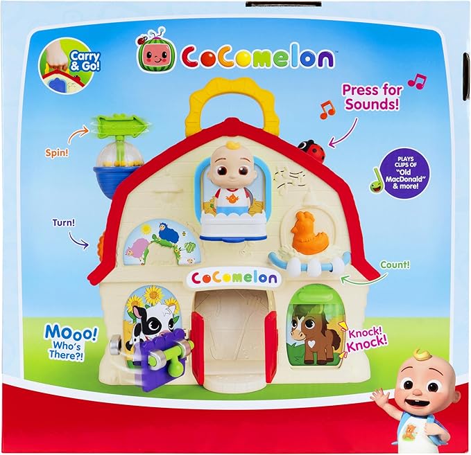 Buy Cocomelon Jjs Musical Barn Playset | Yallatoys.com