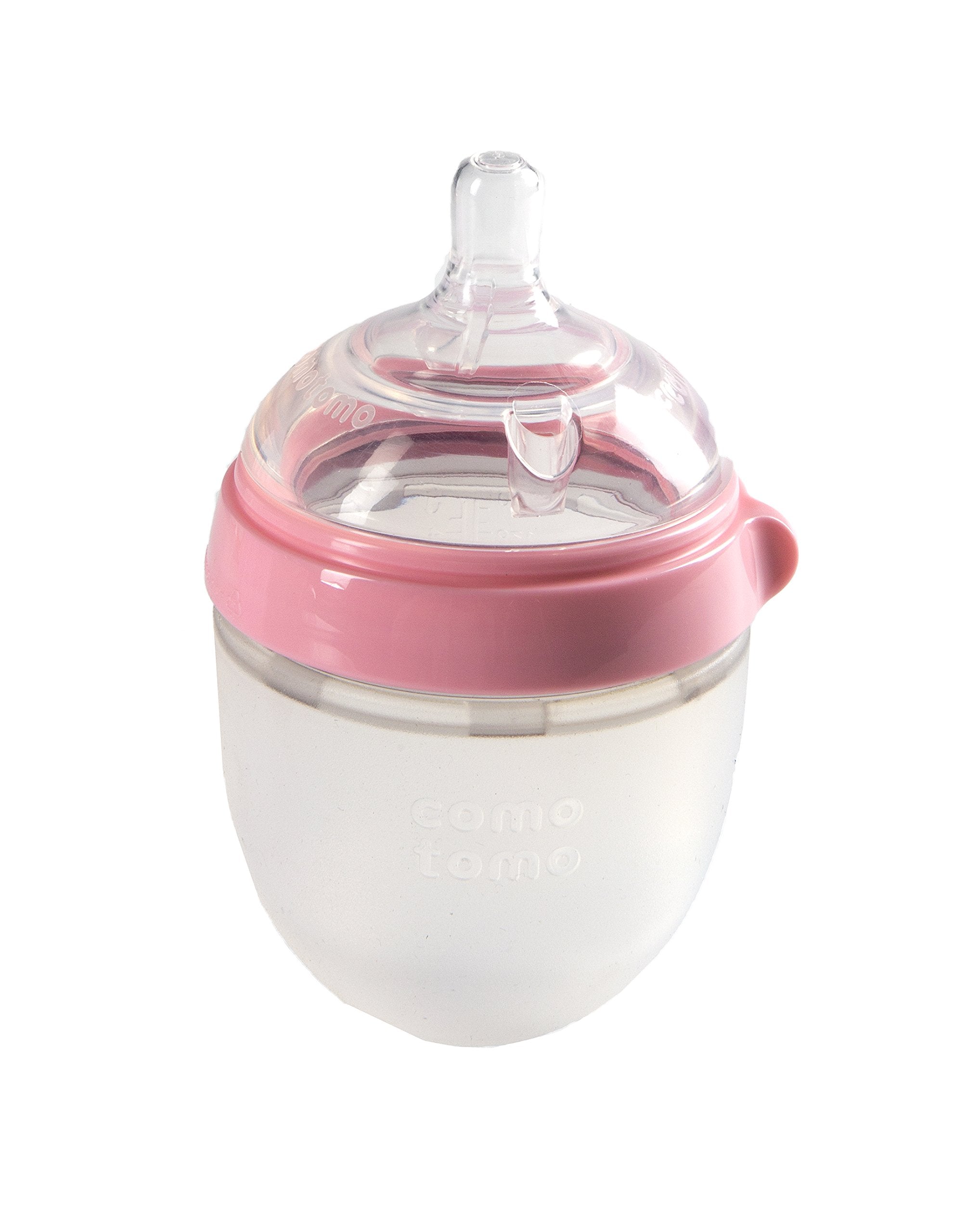 Comotomo  Natural Feel Baby Bottle Double Pack  Pink & White  150 Ml Comotomo Yallatoys