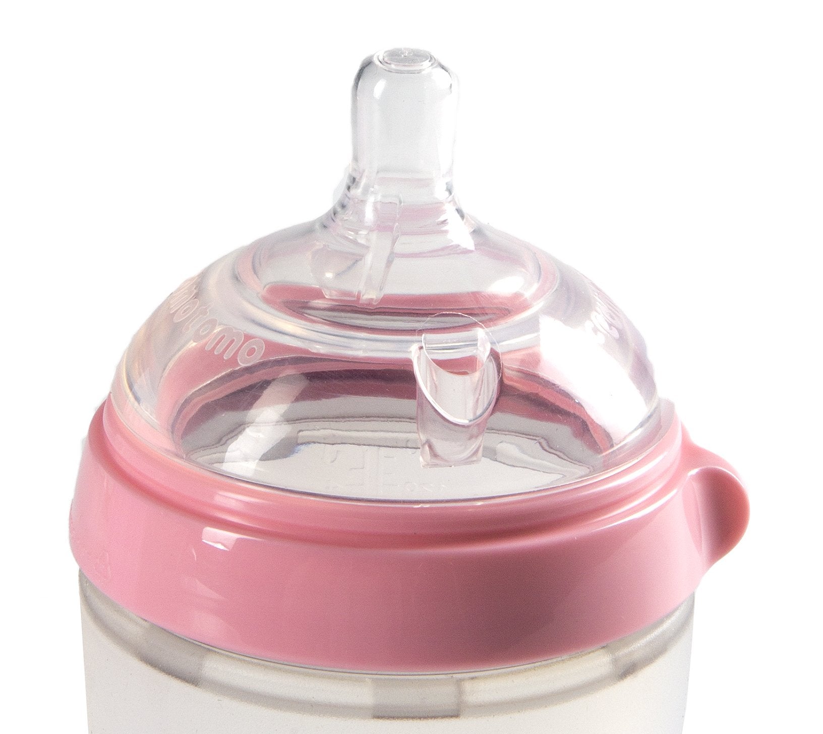 Comotomo  Natural Feel Baby Bottle Double Pack  Pink & White  150 Ml Comotomo Yallatoys