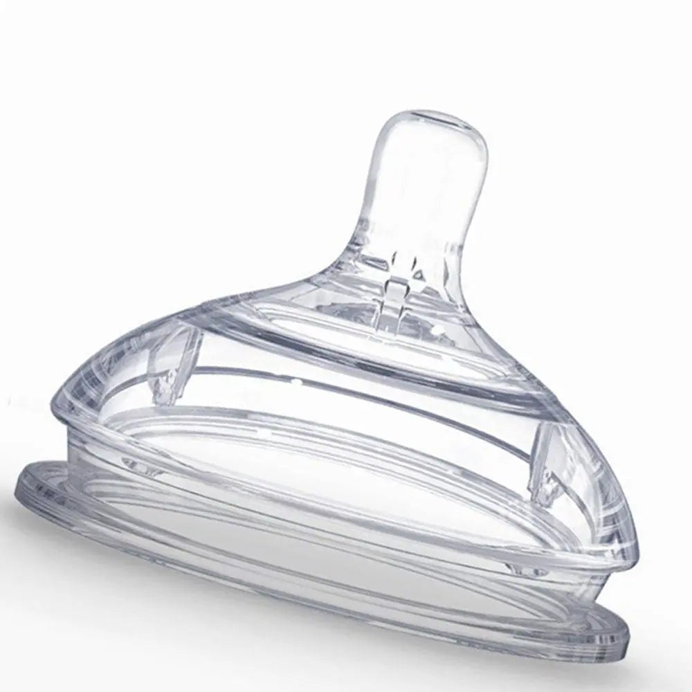 Comotomo  Natural Teat Silicone Nipples Variable Flow  2 Count Pack Transparent Comotomo Yallatoys