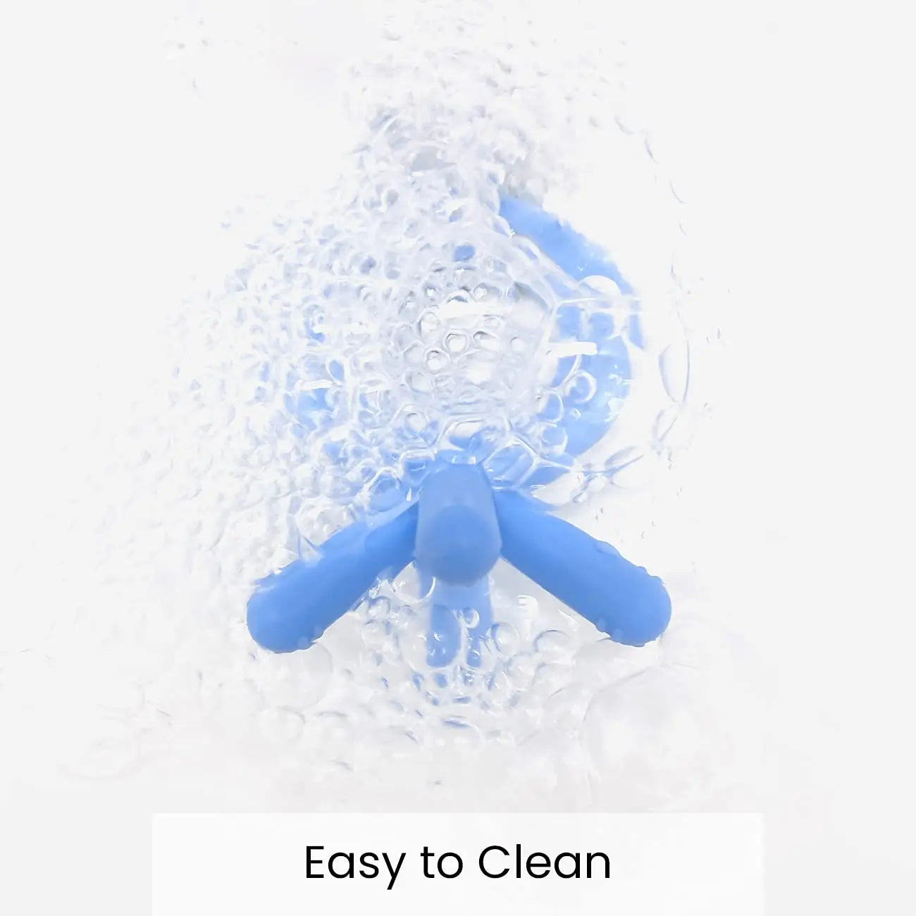 Comotomo  Silicone Baby Teether Blue Comotomo Yallatoys