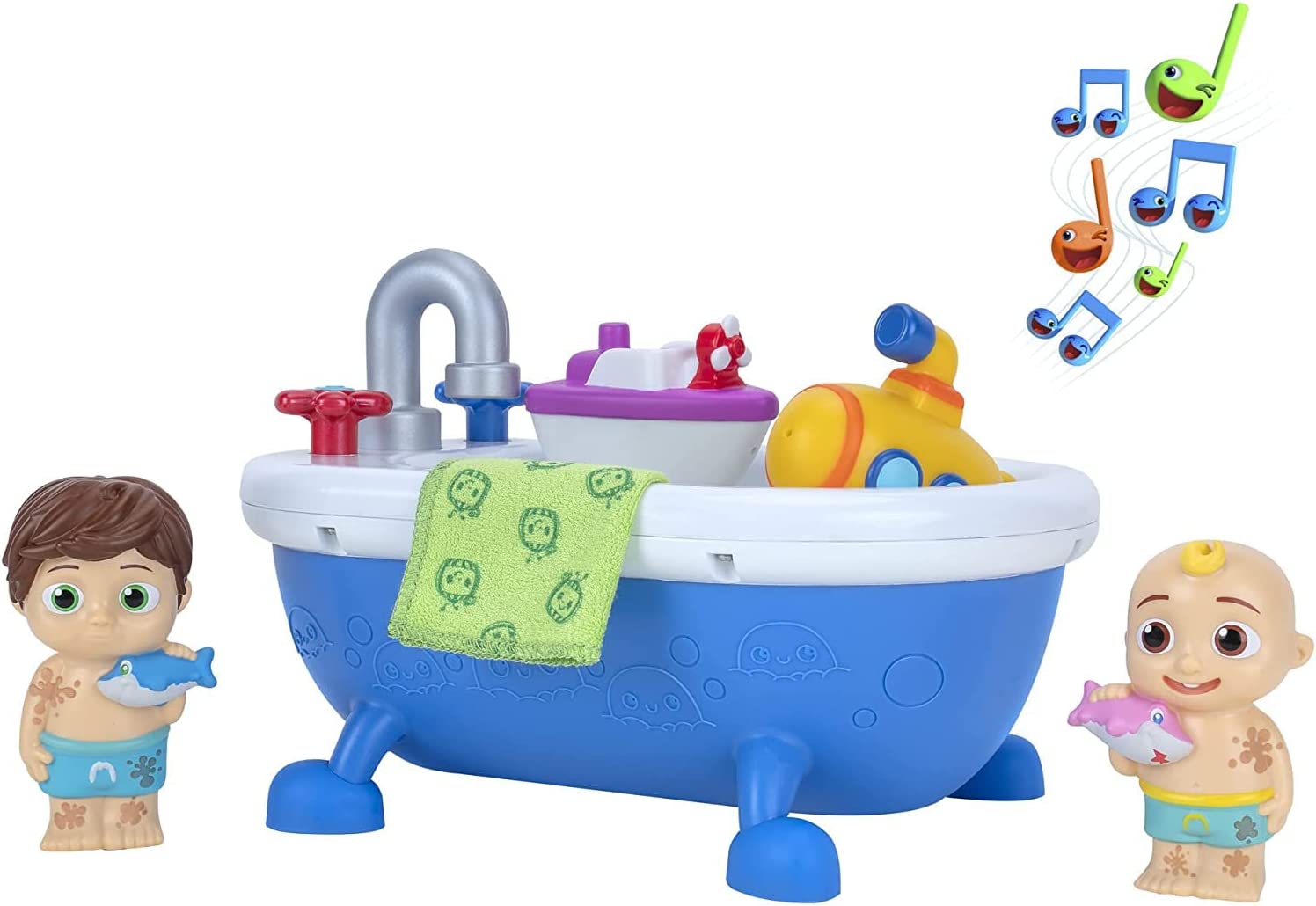Buy Cocomelon Musical Bathtime Playset Plays Clips of The Bath Song | Yallatoys.com