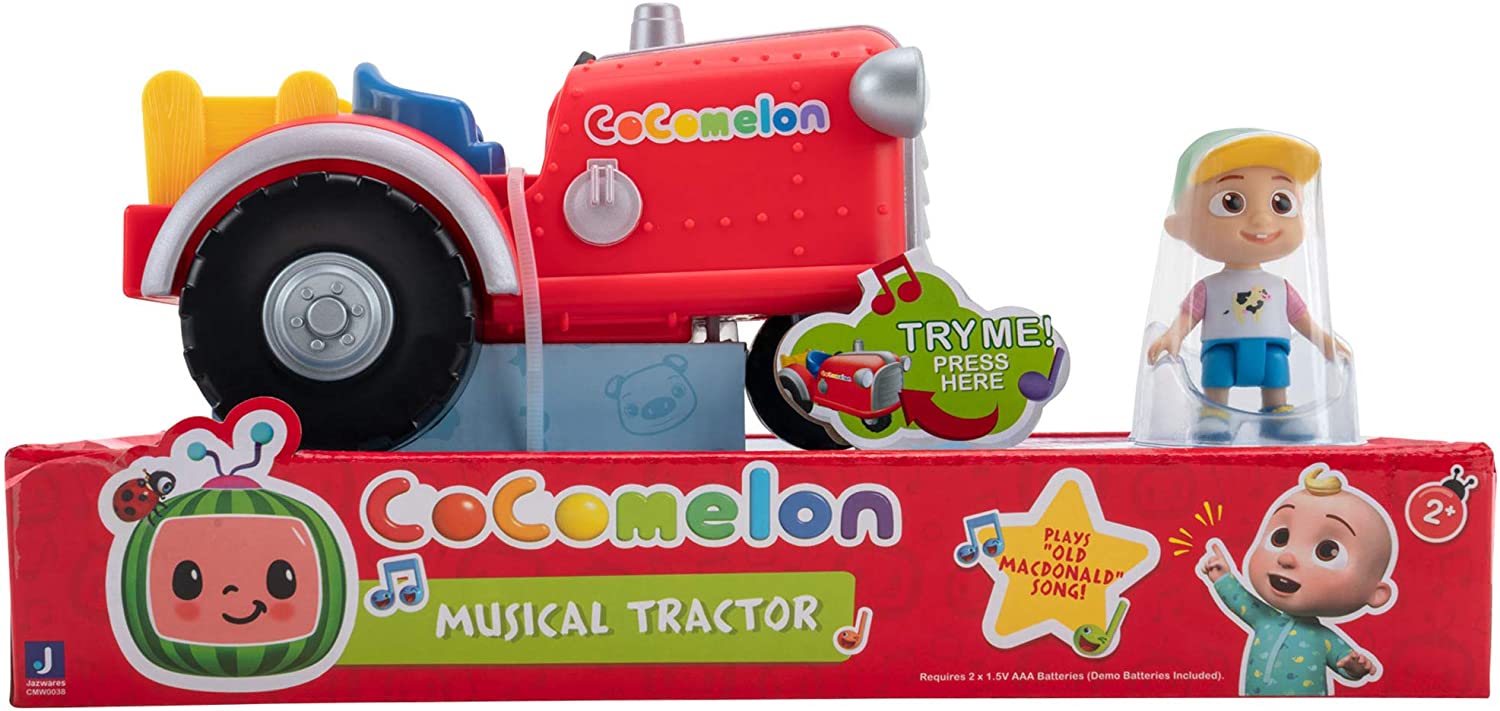 Buy Cocomelon Musical Tractor with Figure | Yallatoys.com
