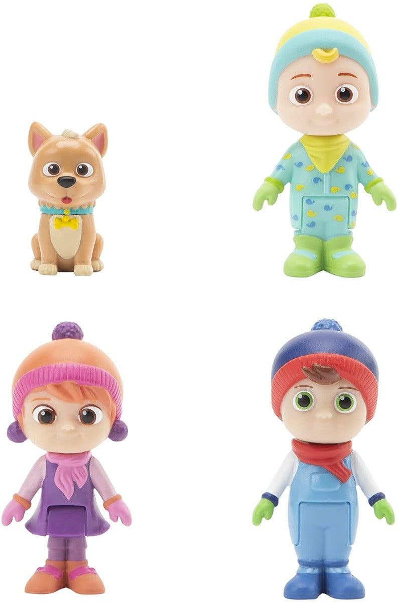 Buy Cocomelon Family Set of 4 Winter Figures | Yallatoys.com