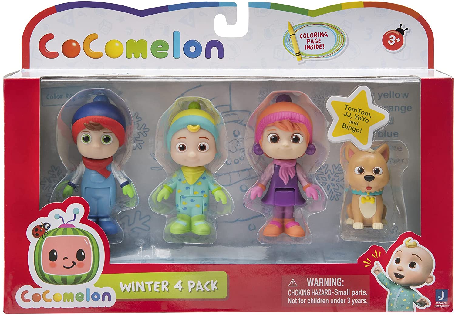 Buy Cocomelon Family Set of 4 Winter Figures | Yallatoys.com