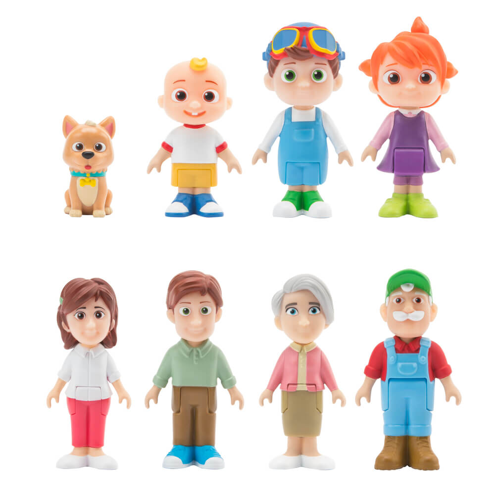 Buy Cocomelon Family Figure Pack 8 Pieces | Yallatoys.com