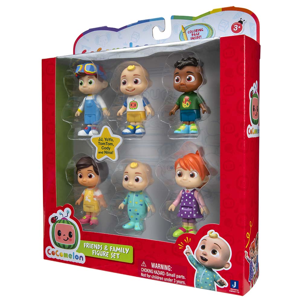 Buy Cocomelon Family and Friends 6 Figures Toy | Yallatoys.com