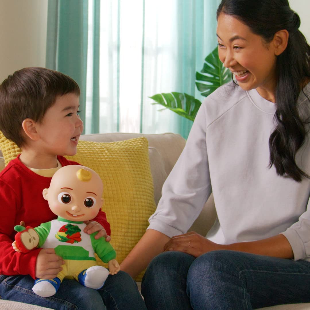 Buy Cocomelon Snack Time JJ Plush Toy with Red Apple Plush | Yallatoys.com