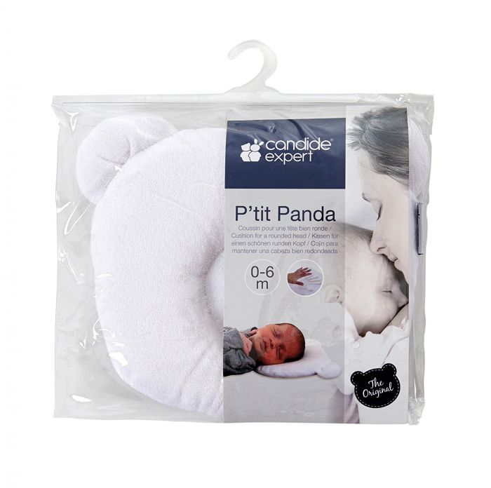 Candide P'tit Panda Pillow White Candide Yallatoys