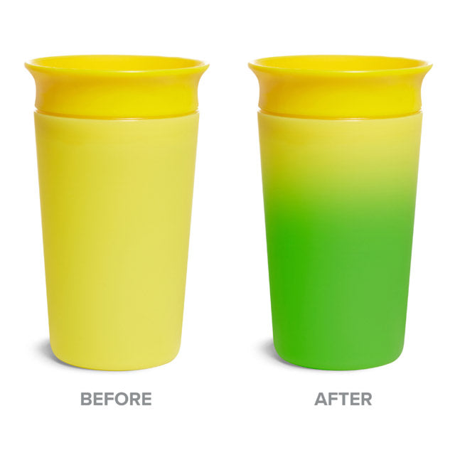 Munchkin Miracle 360 Color Changing Cup 9oz 1pcs Yellow Munchkin Yallatoys